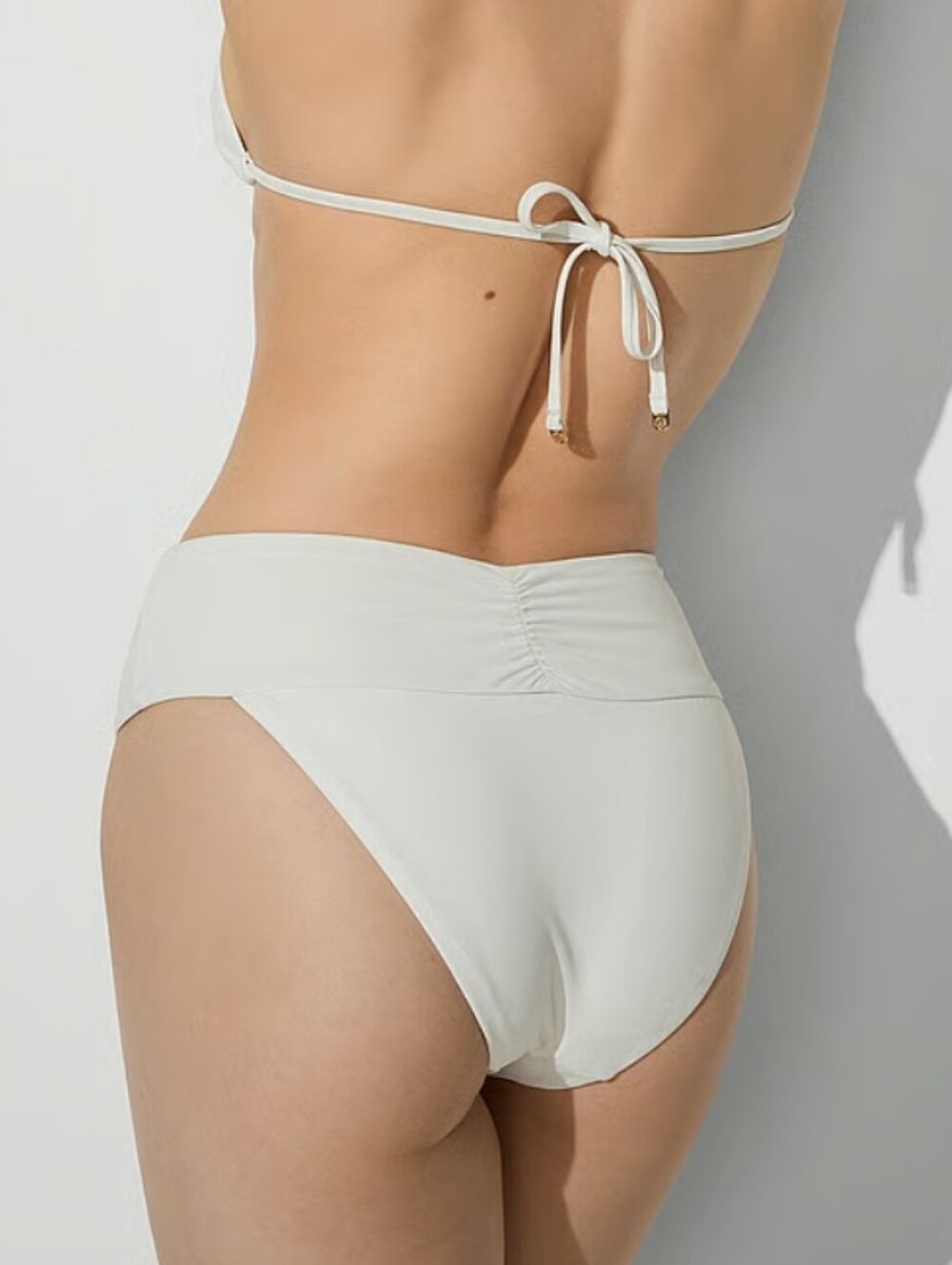 Victoria's Secret Swim Cinched High-Waist Bikini Bottom Sz Small - Picture 2 of 7